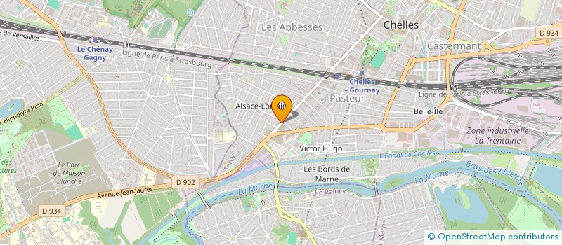 localisation de l'entreprise LANHUA à CHELLES
