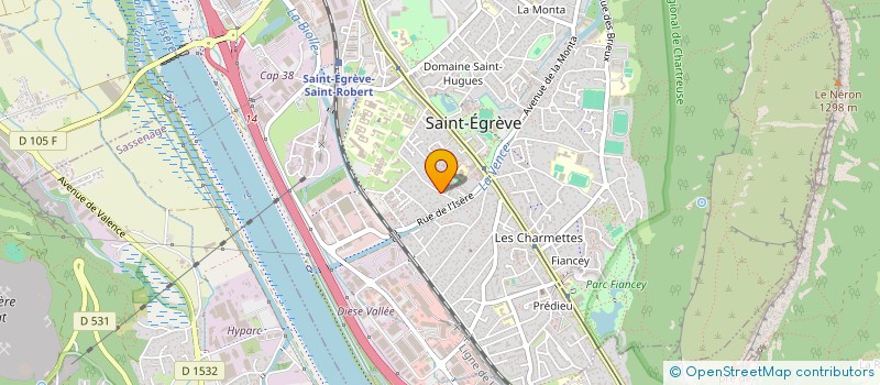 localisation de l'entreprise LANI-MNM  SAINT-EGREVE