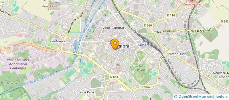 localisation de l'entreprise LANI THAI RESTAURANT à CAMBRAI