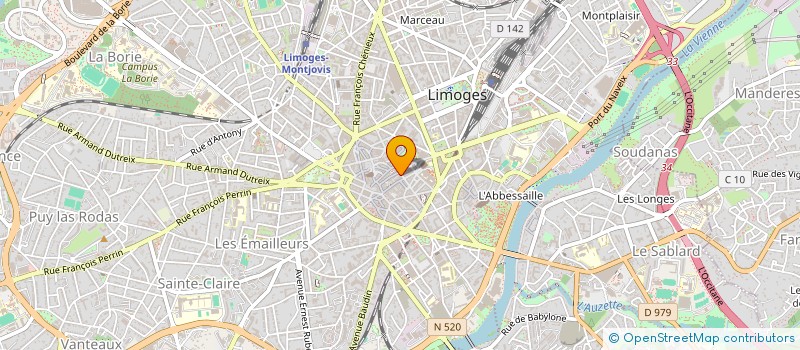 localisation de l'entreprise LANIAKEA RENOVATIONS à LIMOGES