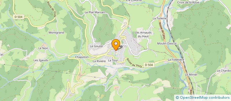 localisation de l'entreprise LANIAKELA  GRANDRIS