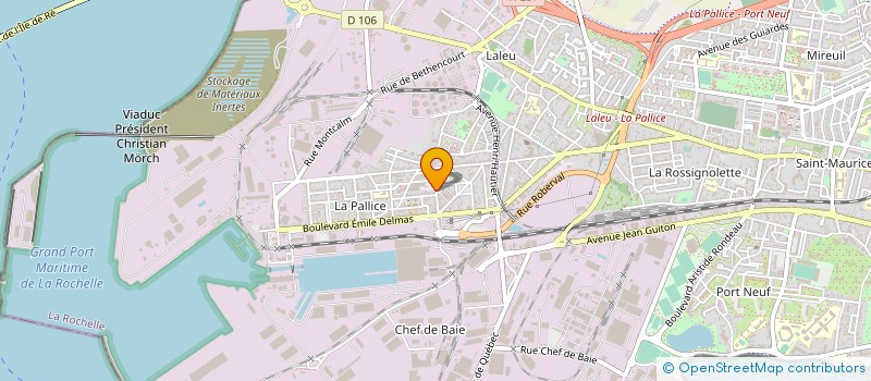 localisation de l'entreprise LANIDIS à LA ROCHELLE