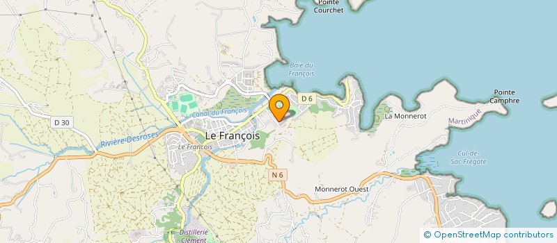 localisation de l'entreprise LANIER  LE FRANCOIS