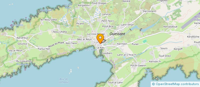 localisation de l'entreprise LANILIS IMMO  OUESSANT