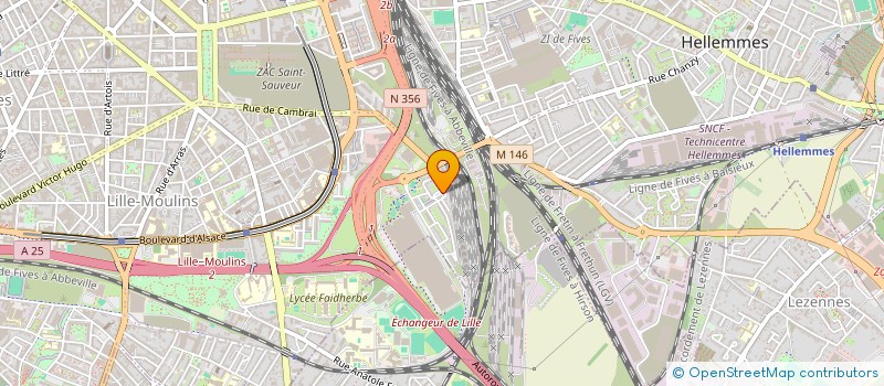 localisation de l'entreprise LANISA à LILLE