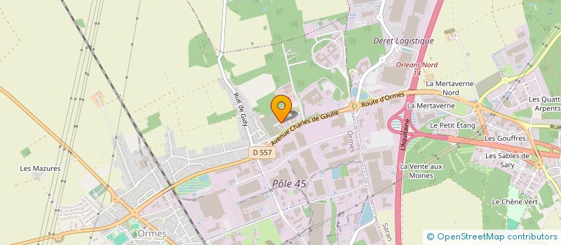 localisation de l'entreprise LANISOL à ORMES