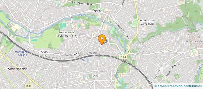 localisation de l'entreprise LANJ IMMO  YERRES