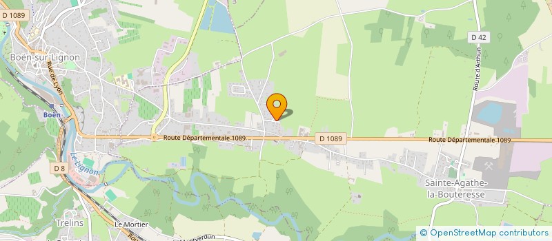 localisation de l'entreprise LANJELIA  SAINTE-AGATHE-LA-BOUTERESSE