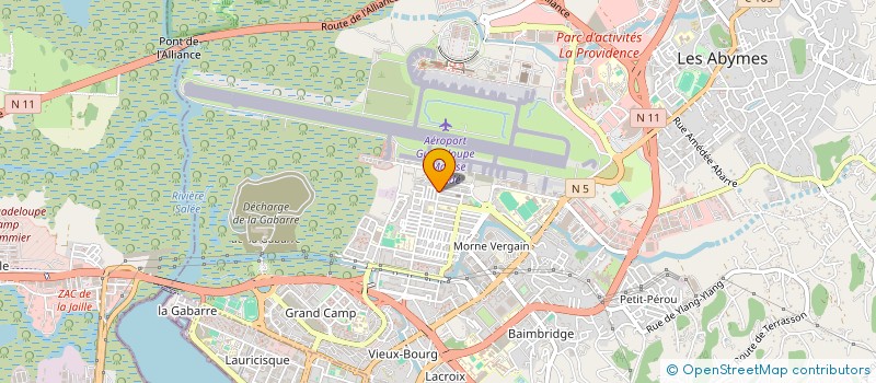 localisation de l'entreprise LANMOU KREYOL  LES ABYMES