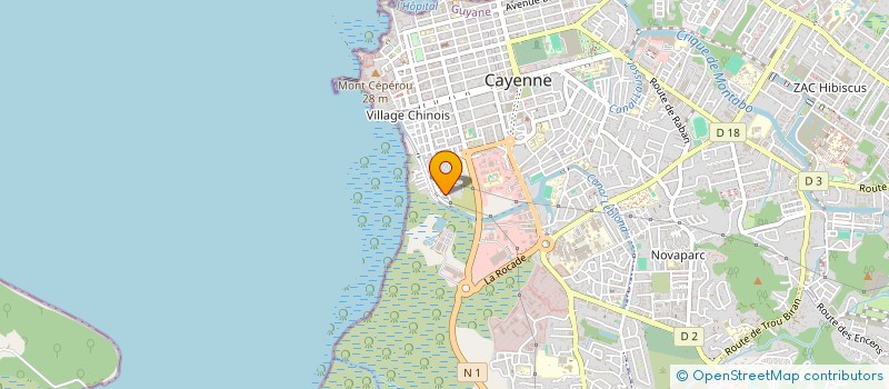 localisation de l'entreprise LANMOUTAMBOU  CAYENNE