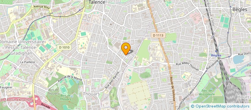 localisation de l'entreprise LANN-BIHOUE  TALENCE