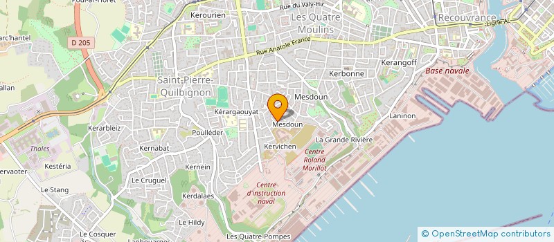 localisation de l'entreprise LANN PONT STER à BREST