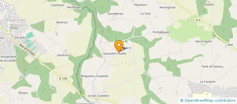 localisation de l'entreprise LANN-TERNOC  PLOUGONVEN