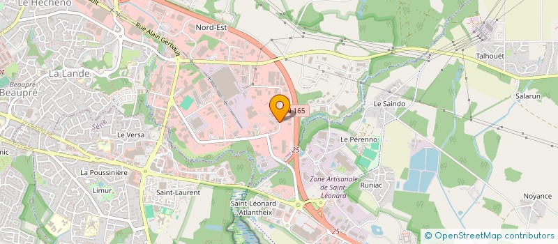 localisation de l'entreprise LANN THOMAIN à VANNES