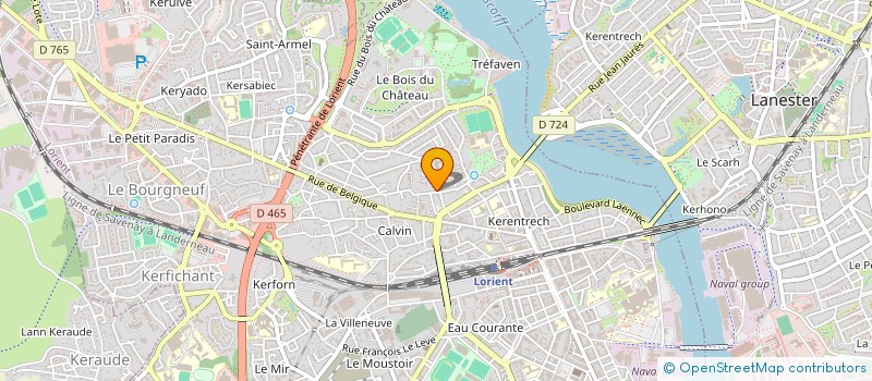 localisation de l'entreprise LANN VRIAN  LORIENT