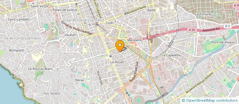 localisation de l'entreprise LANNAUTE PATRICK ET CATHY à MARSEILLE