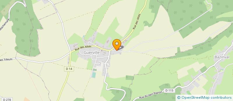 localisation de l'entreprise LANNEL LOCATION SARL  GUERVILLE