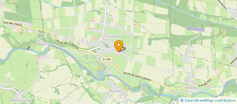 localisation de l'entreprise LANNEMEZAN KARATE CLUB  TUZAGUET