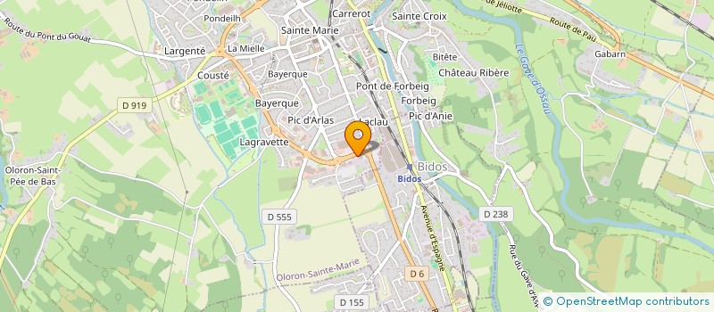 localisation de l'entreprise LANNERETONNE à OLORON-SAINTE-MARIE