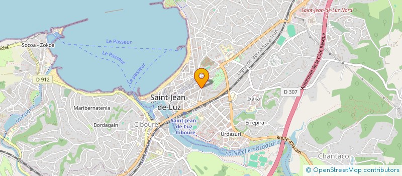 localisation de l'entreprise LANNIAUX ET ASSOCIES à SAINT-JEAN-DE-LUZ