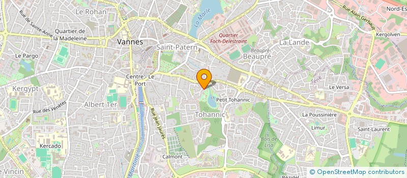 localisation de l'entreprise LANNIG&CO  VANNES