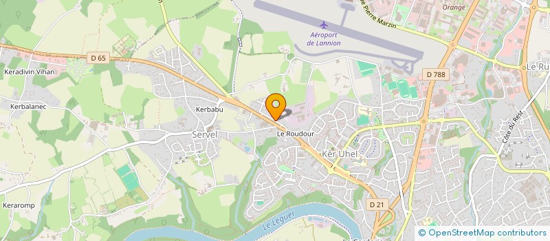 localisation de l'entreprise LANNION PRIMEURS à LANNION