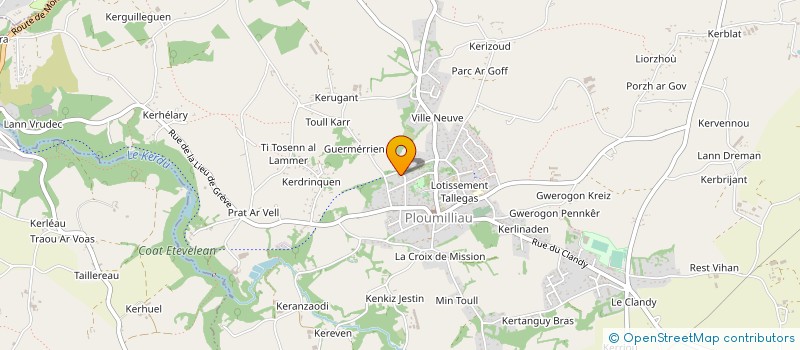 localisation de l'entreprise LANNION TREGOR BASKET à LANNION