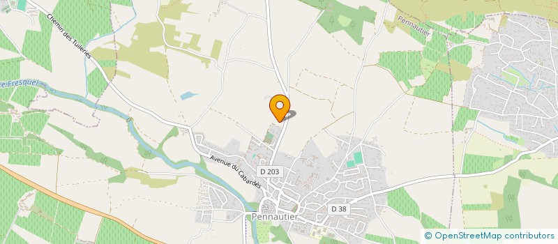 localisation de l'entreprise LANNOLIER  PENNAUTIER