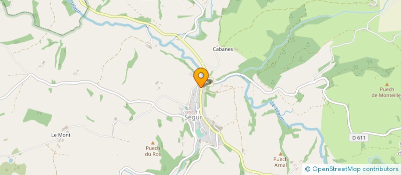 localisation de l'entreprise LANNOU DU LEVEZOU  PONT-DE-SALARS