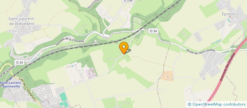 localisation de l'entreprise LANNOY  SAINT-LAURENT-DE-BREVEDENT