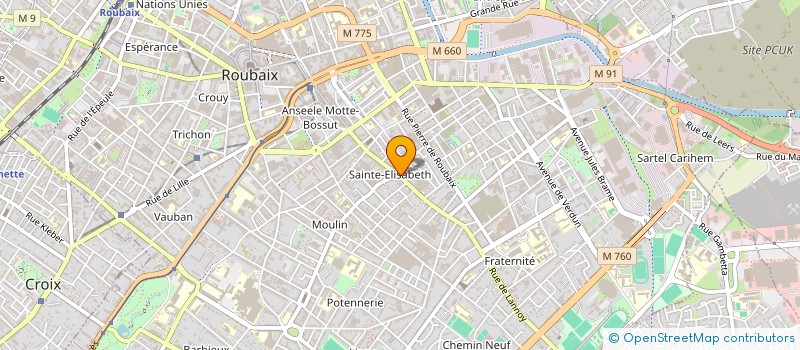 localisation de l'entreprise LANNOY FOOD  ROUBAIX