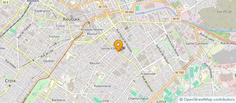 localisation de l'entreprise LANNOY MARKET  ROUBAIX