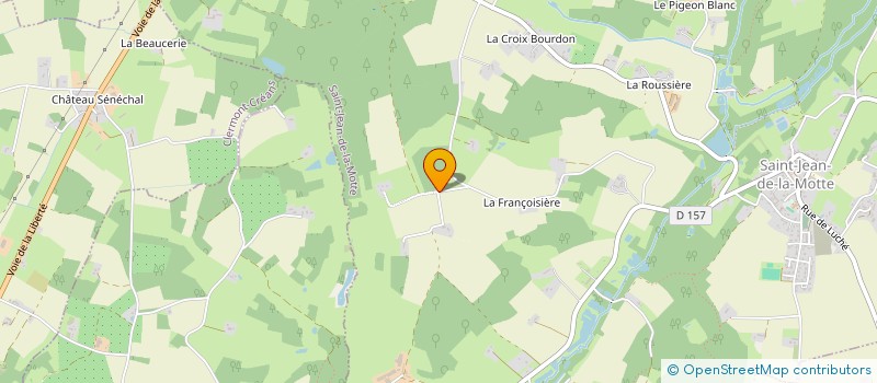 localisation de l'entreprise LANO'B  SAINT-JEAN-DE-LA-MOTTE