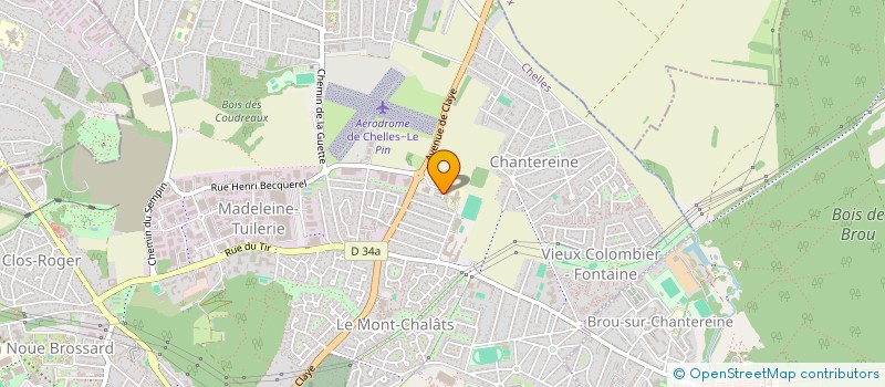 localisation de l'entreprise LANO BAT à CHELLES