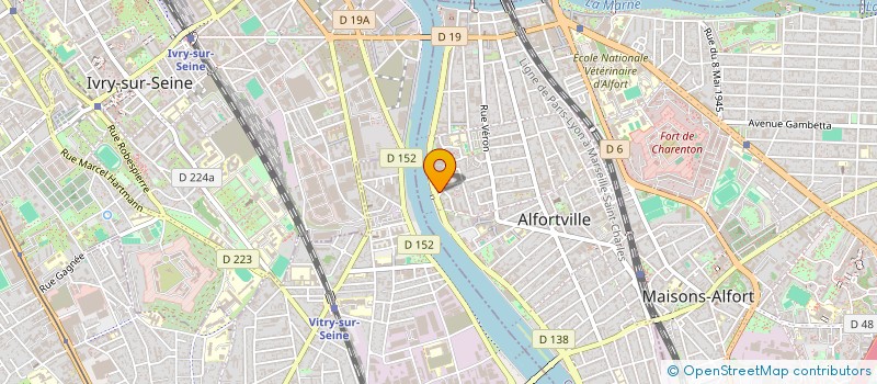 localisation de l'entreprise LANOE à ALFORTVILLE