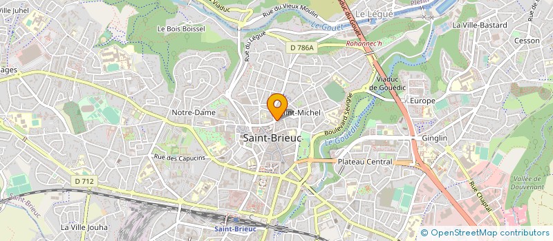 localisation de l'entreprise LANOE SOUN GILSON à SAINT-BRIEUC