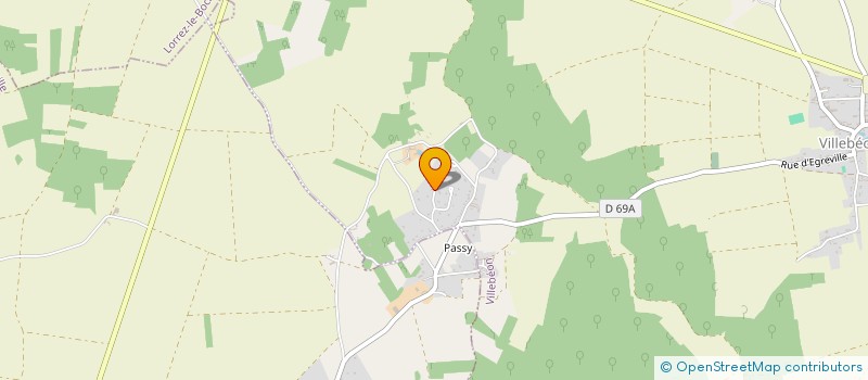 localisation de l'entreprise LANOIRE ELECTRICITE SERVICES  VILLEBEON