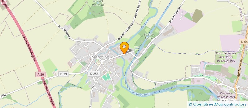 localisation de l'entreprise LANOLINES  MARCOING