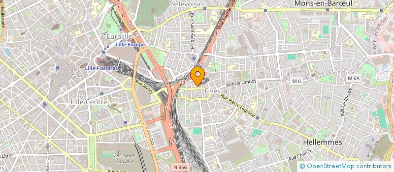 localisation de l'entreprise LANOMADIE à LILLE