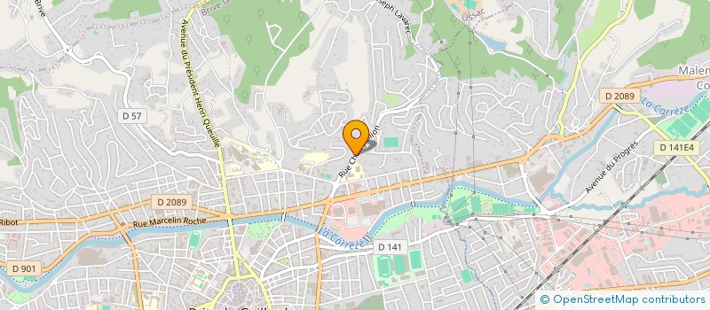 localisation de l'entreprise LANOR CONSULTING  BRIVE-LA-GAILLARDE