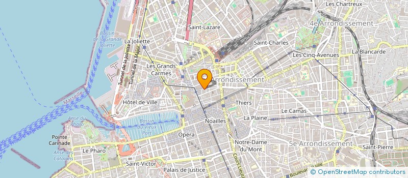 localisation de l'entreprise LANORAIE à MARSEILLE