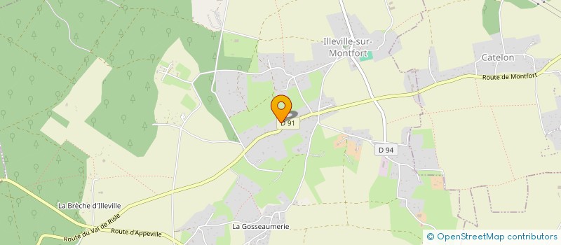 localisation de l'entreprise LANOS EJYS  ILLEVILLE-SUR-MONTFORT