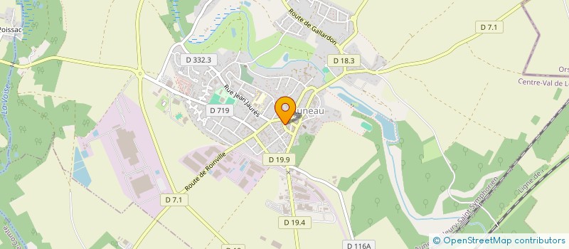 localisation de l'entreprise LANOS ET ASSOCIES à AUNEAU-BLEURY-SAINT-SYMPHORIEN
