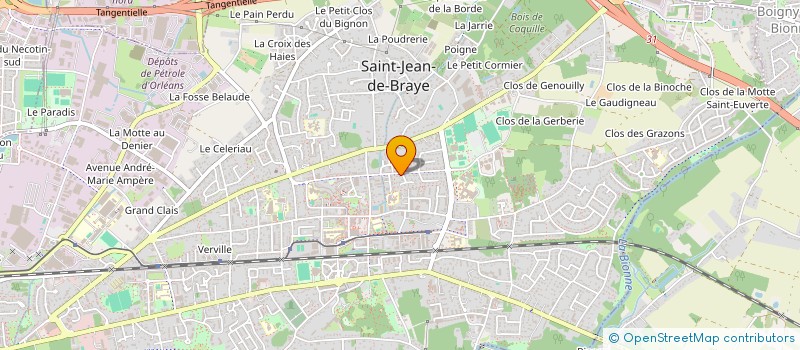 localisation de l'entreprise LANOU 715 à SAINT-JEAN-DE-BRAYE