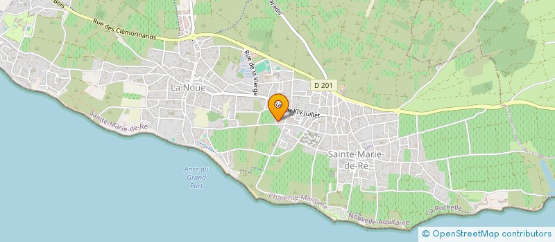 localisation de l'entreprise LANOUE 23  SAINTE-MARIE-DE-RE