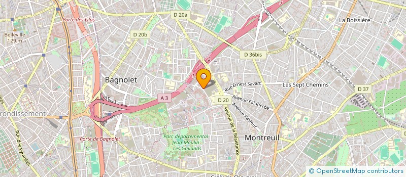 localisation de l'entreprise LANOUE @ PHONE à MONTREUIL