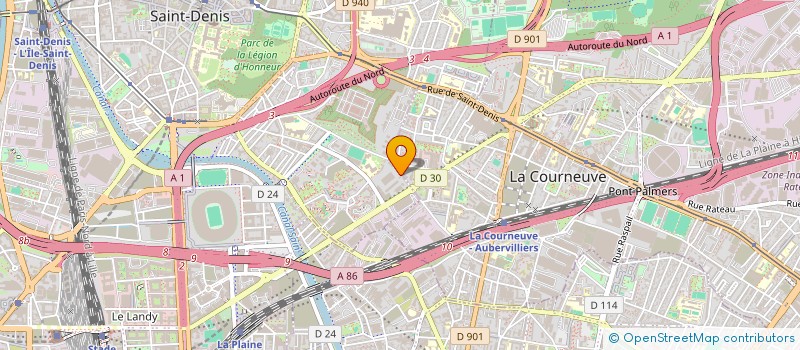 localisation de l'entreprise LANOX  SAINT-DENIS