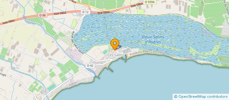 localisation de l'entreprise LANOY à HYERES