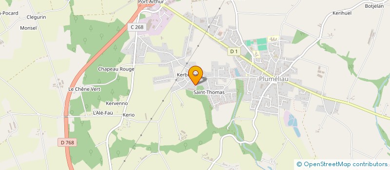 localisation de l'entreprise LANPER  PLUMELIAU-BIEUZY