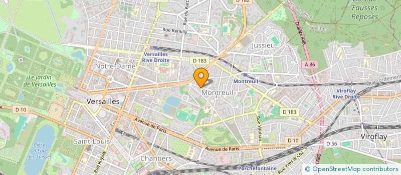 localisation de l'entreprise LANQUEST CONSTRUCTION ET PROMOTION à VERSAILLES